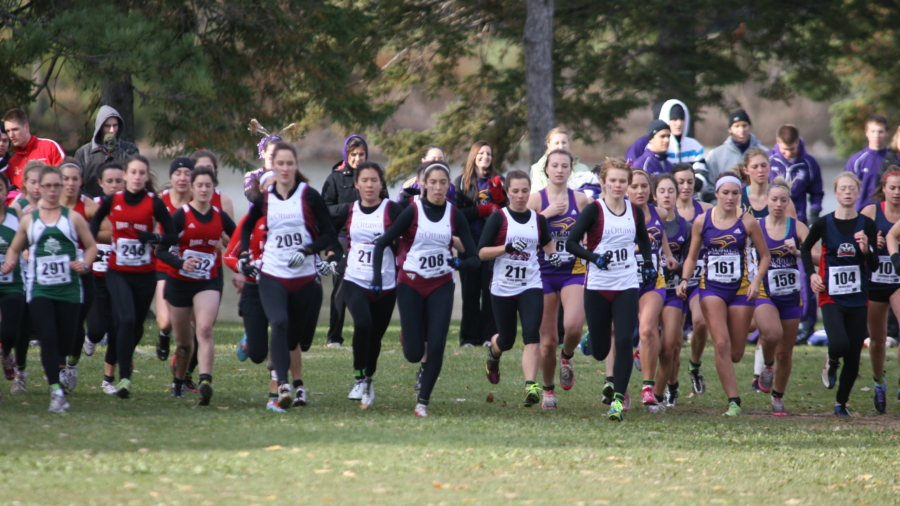 The start of the 2011 women's OUA XC Championships presented by Suunto