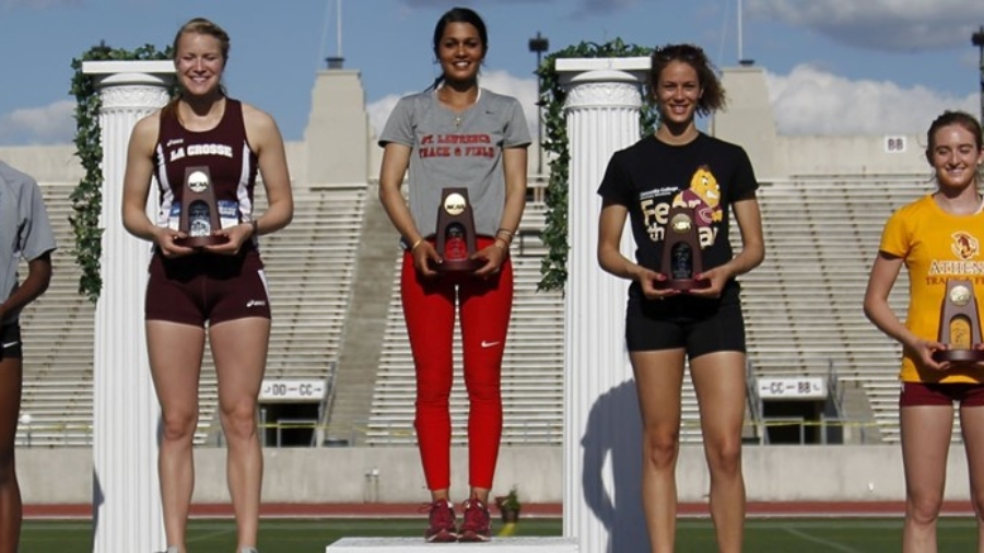 Divya NCAA Podium Close up