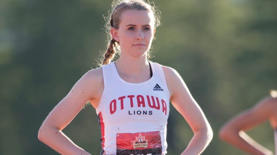 (Ottawa, Canada---08 July 2017) Lauren Gale competing in the U20 400m final at the 2017 Canadian Track and Field Championships. (Photo by Sean W Burges / Mundo Sport Images).
