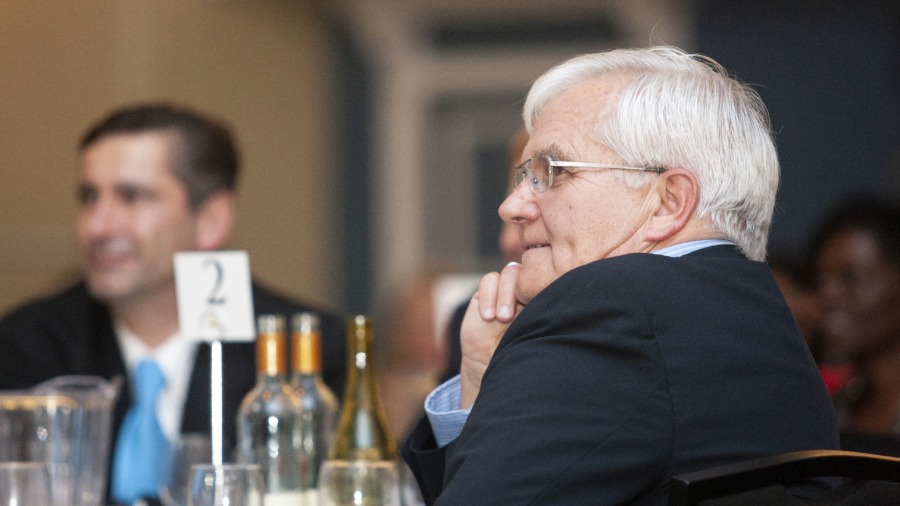 (November 19, 2016 - Ottawa, ON) -- Long time official Rick Watkins at the 2016 Ottawa Lions Awards Gale. Copyright: Miles Ryan Rowat 2016