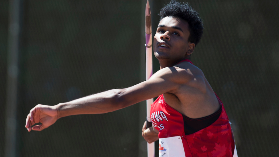 OTTAWA, ON -- 07 July 2018: Wariso Dullo throwing in the U20 at the 2018 Athletics Canada National Track and Field Championships held at the Terry Fox Athletics Facility in Ottawa, Canada. (Photo by Sean Burges / Mundo Sport Images).