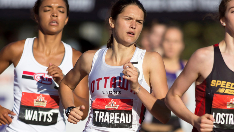 (Ottawa, Canada---08 July 2017) Maeliss Trapeau competing in the U20 800m semi-finals at the 2017 Canadian Track and Field Championships. (Photo by Sean W Burges / Mundo Sport Images).