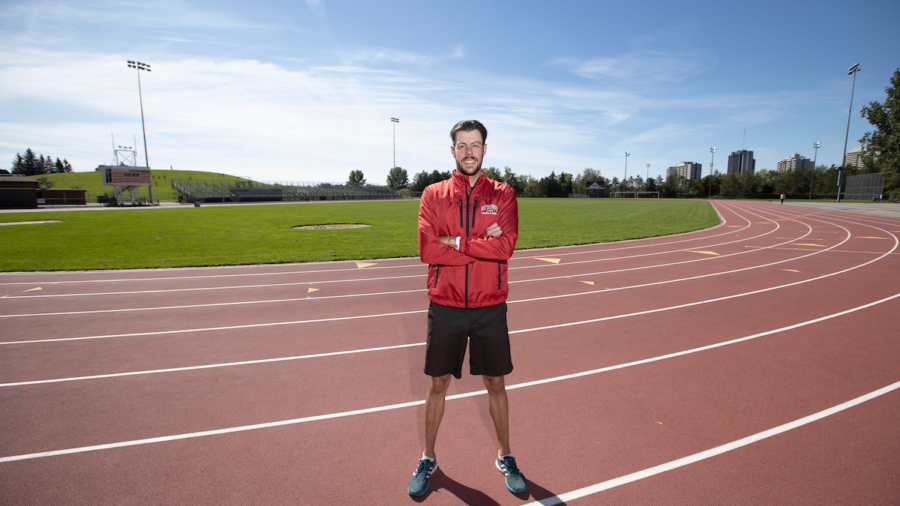 (Ottawa, Canada---12 September 2020) Ottawa Lions Track and Field Club Head Coach Richard Johnston. Copyright 2020 Sean Burges / Mundo Sport Images