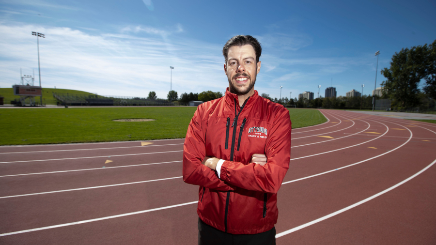 (Ottawa, Canada---12 September 2020) Ottawa Lions Track and Field Club Head Coach Richard Johnston. Copyright 2020 Sean Burges / Mundo Sport Images