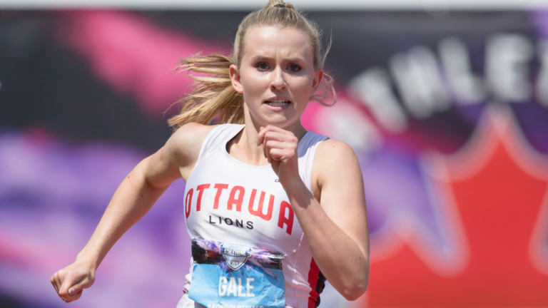 Gale sets Canadian record at 200m - Ottawa Lions Track and Field Club
