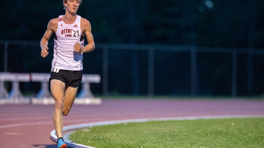 OTTAWA - July 14, 2021: Nicholas Pedersen competing at Ottawa Summer Twilight #11 at the Terry Fox Athletic Facility.