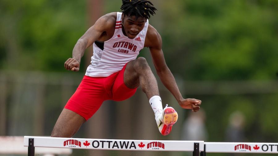 (Ottawa, Canada --- 01 June 2022) David Moulongou competing at the Ottawa Summer Twilight Series Meet #2 .
Photograph Copyright 2022 Miles Rowat / Mundo Sport Images
Please tag @mundosportimages if posting on social media