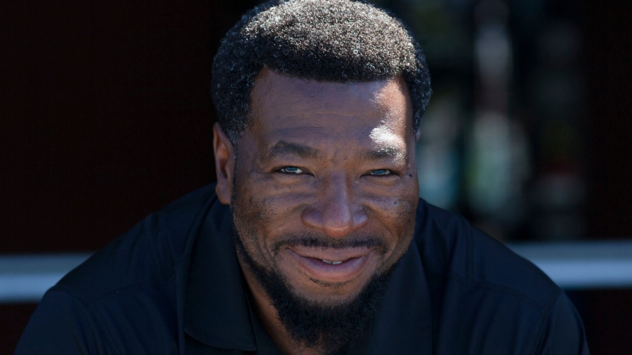 Toronto, ON -- 10 August 2018: Canadian head coach Glenroy Gilbert at the 2018 North America, Central America, and Caribbean Athletics Association (NACAC) Track and Field Championships held at Varsity Stadium, Toronto, Canada. (Photo by Sean Burges / Mundo Sport Images).