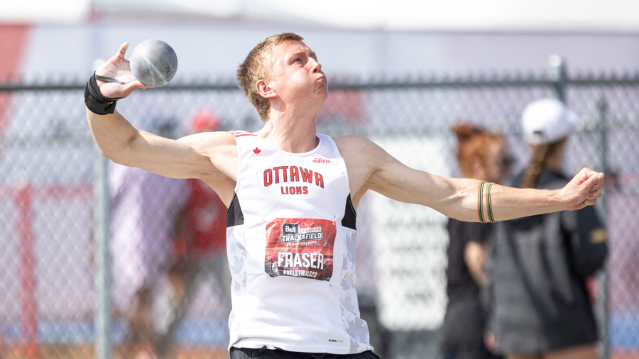 (Langley, Canada---30 July 2023) Connor Fraser competing on day four of the Canadian Track and Field Championships at MacLeod Athletic Park Stadium. Copyright 2023 Miles Ryan Rowat/ Mundo Sport Images.
If posting to social media please tag @mundosportimages
