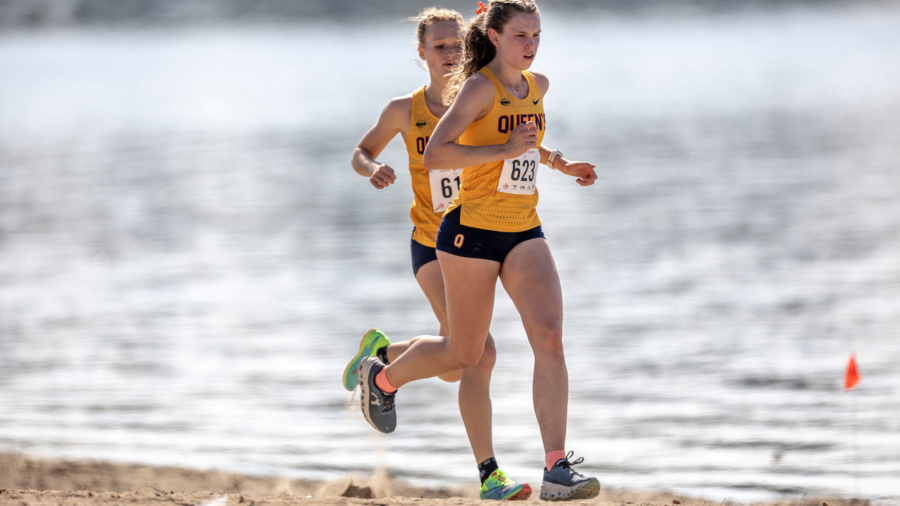 (Ottawa, Canada---30 September 2023) Elizabeth Vroom (623 W) of the Queen's University Golden Gaels races at the 2023 Capital XC Challenge at Mooney’s Bay Park in Ottawa. Photograph Copyright 2023 Sean Burges / Mundo Sport Images.
If posting to social media please tag @mundosportimages