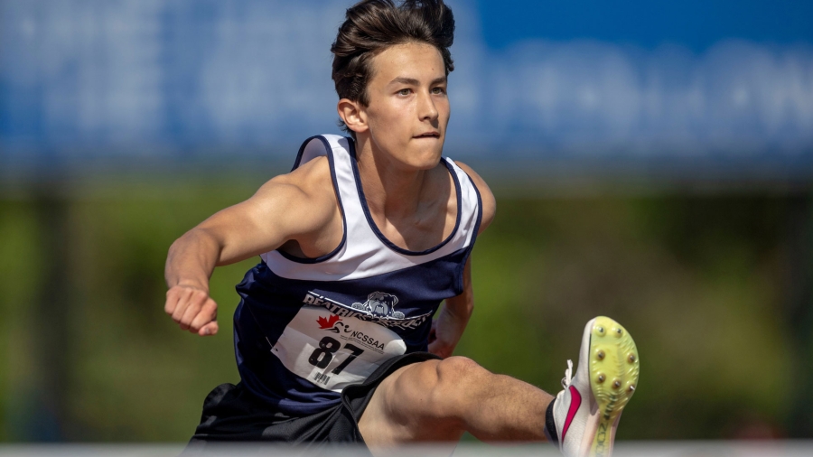 (Ottawa, Canada---23 May 2024) Taisei Tan of B_rice-Desloges races in the 100m at the National Capital Secondary School Athletic Association (NCSSAA) Track and Field Championships. Photograph Copyright 2024 Sean Burges / Mundo Sport Images.
If posting to social media please tag @mundosportimages