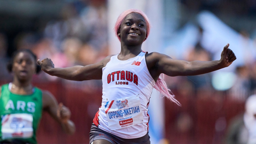 \ competes at the 2024 Bell Track and Field Trials at Claude Robillard Sports Complex in Montreal, Quebec on Friday, June 28, 2024.
GEOFF ROBINS Mundo Sport Images