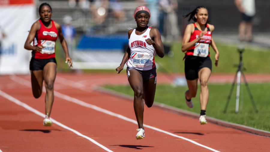 (Montreal, Canada---30 June 2024) Jorai Oppong-Nketiah competing in the 2024 Bell Trials Canadian Track and Field Championships and Olympic Trials. Photograph Copyright 2024 Miles Ryan / Mundo Sport Images.
If posting to social media please tag @mundosportimages