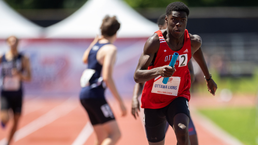 (Montreal, Canada---30 June 2024) Ange-Mathis Kramo competing in the 2024 Bell Trials Canadian Track and Field Championships and Olympic Trials. Photograph Copyright 2024 Miles Ryan / Mundo Sport Images.
If posting to social media please tag @mundosportimages