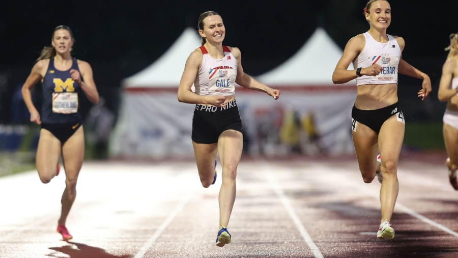(Montreal, Canada---29 June 2024) Lauren Gale and Zoe Sherar competing in the 2024 Bell Trials Canadian Track and Field Championships and Olympic Trials. Photograph Copyright 2024 Sean Burges / Mundo Sport Images.
If posting to social media please tag @mundosportimages