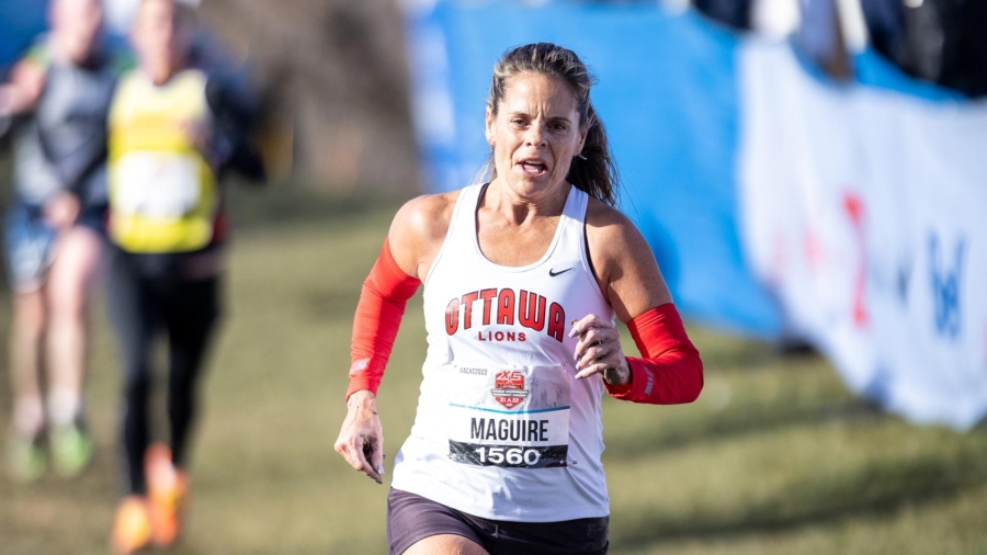 (Ottawa, Canada---26 November 2022) Liz Maguire (1560-- FAXCXM) competing in the 2022 Athletics Canada Cross Country Championships. Photograph Copyright 2022 Miles Ryan / Mundo Sport Images.
If posting to social media please tag @mundosportimages