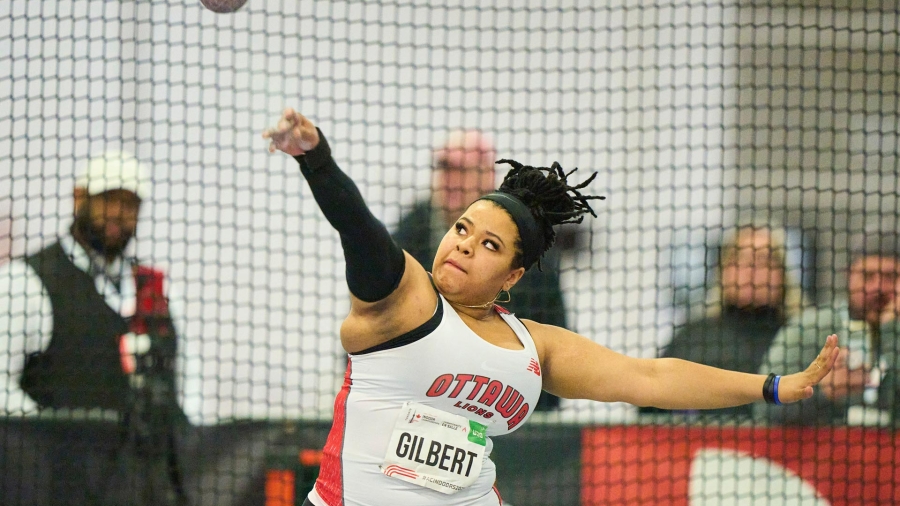Sadie Gilbert competes at the Canadian Indoor Track and Field Championships at the Toronto Track and Field Centre in Toronto, Ontario on Saturday, March 22, 2025.
COPYRIGHT GEOFF ROBINS Mundo Sport Images