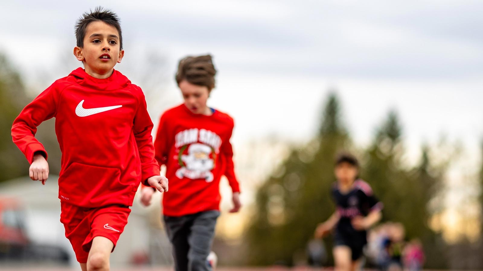 Ottawa Lions youth training group doing drills at TFAF