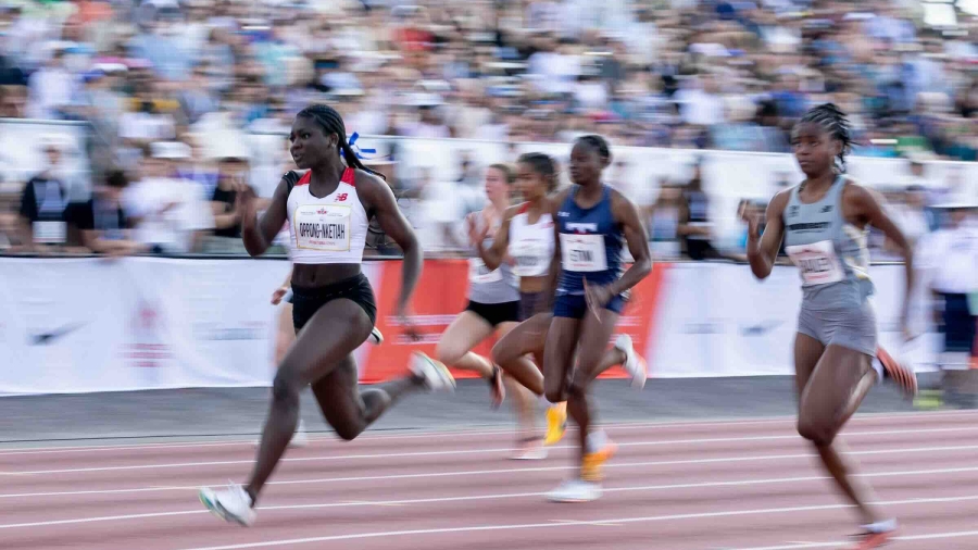 (Ottawa, Canada---01 August 2025) Jorai Oppong-Nketiah competes on day four of the Athletics Canada 2025 Bell Trials Canadian Track and Field Championships. Photograph Copyright 2025 Sean Burges / Mundo Sport Images.

If posting to social media please tag @mundosportimages