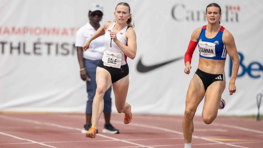 (Ottawa, Canada---03 August 2025) Lauren Gale and Emma Cannan competes on day four of the Athletics Canada 2025 Bell Trials Canadian Track and Field Championships. Photograph Copyright 2025 Sean Burges / Mundo Sport Images.

If posting to social media please tag @mundosportimages