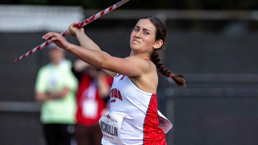(Ottawa, Canada---01 August 2025) Mallea McMullin competes on Day 3 of the Canadian Track and Field Championships presented by Bell at the Terry Fox Athletic Facility.

Copyright 2025 Miles Ryan / Mundo Sport Images.

If posting to social media please tag @mundosportimages