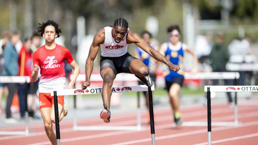 (Ottawa, Canada---09 May 2026) David Moulongou competes in the Ottawa Spring Kick Start at the Terry Fox Athletic Facility.
Copyright 2026 Miles Ryan / Mundo Sport Images.
If posting to social media please tag @mundosportimages